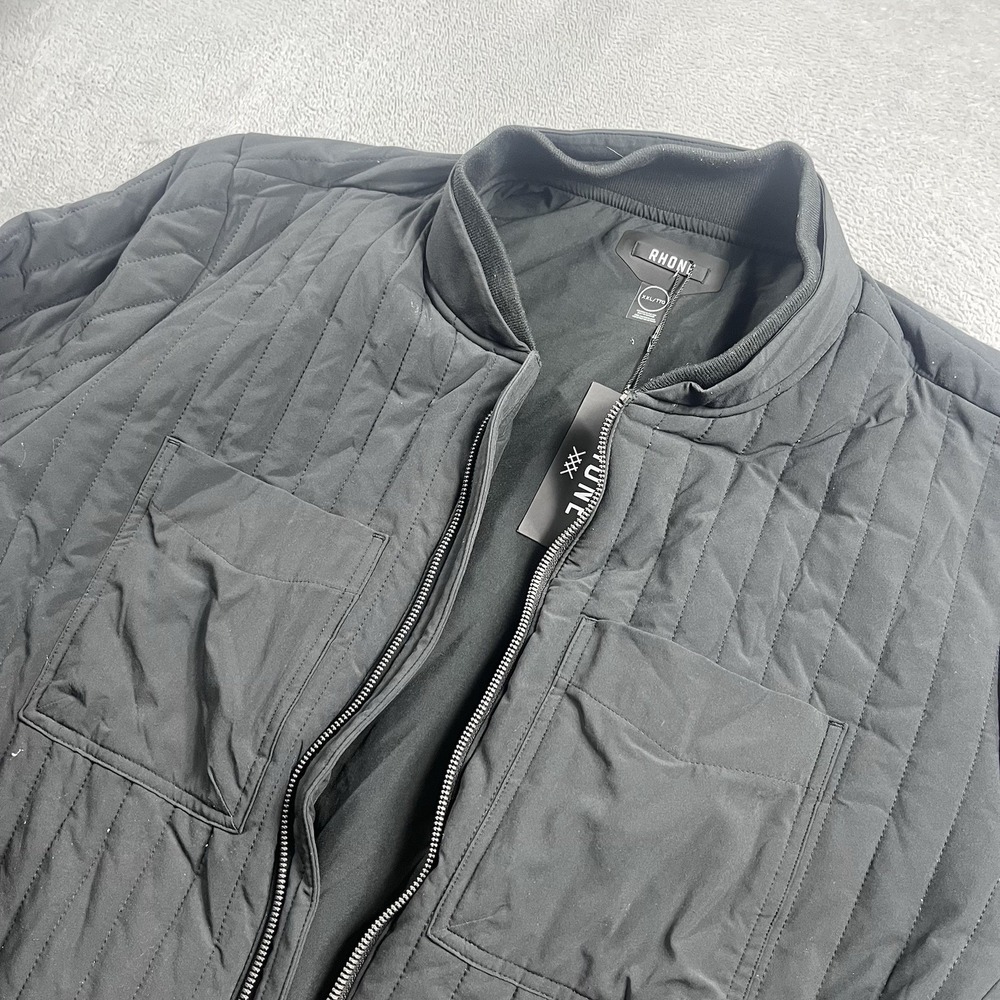 Rhone Skyline‎ Quilted Puffer Jacket Coat Black Men's Size 2XL NWT